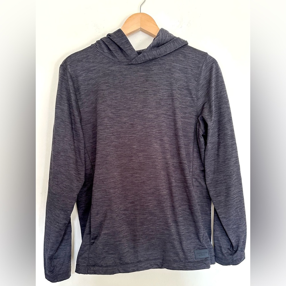 Abercrombie & Fitch Charcoal Hoodie‎ Sz Small Women’s Men’s Super Soft